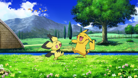 pokemon scenery movie pokemon scenery movie