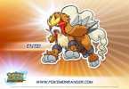 Pokémon ranger: guardian znamení entei plochu