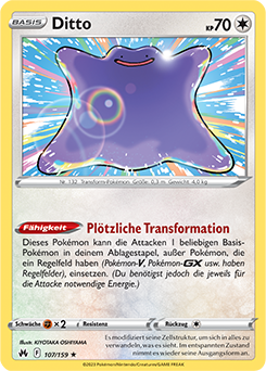 Ditto Zenit der Könige Sammelkarten Datenbank Pokemon de