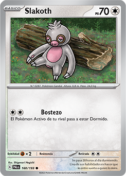 Slakoth Evoluciones En Paldea Base De Datos De Cartas De JCC