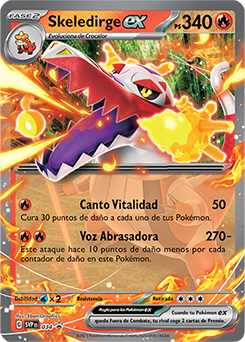 Skeledirge Ex Escarlata Y P Rpura Cartas Promo Base De Datos De