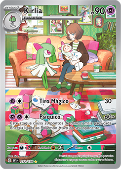 Kirlia Escarlate E Violeta Banco De Dados De Cards Do Estampas