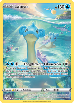 Lapras Realeza Absoluta Galeria De Galar Banco De Dados De Cards Do