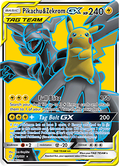 Pokémon TCG Tag Team GX Premium Collection Pikachu & Zekrom Box - US