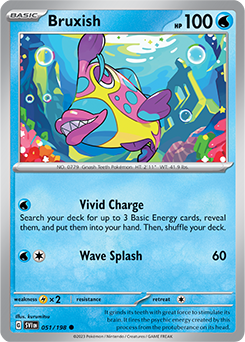 Bruxish Scarlet Violet Tcg Card Database Pokemon