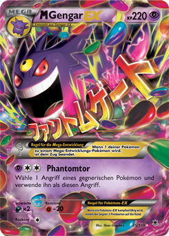 Pokemon XY Phantomkräfte 16/119 Tyracroc Reverse Holo Deutsch