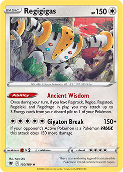 Regigigas V (swsh12pt5-113) - Pokemon Card Database