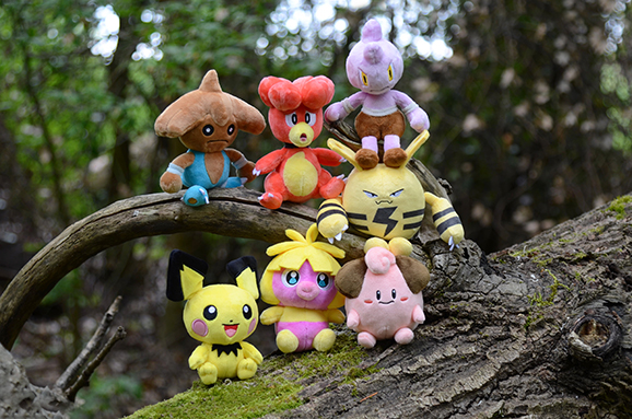 pokemon plush sitting cuties