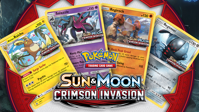 Pokémon Sun and Moon - Crimson Invasion prerelease