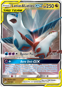 Latias&Latios tag team card