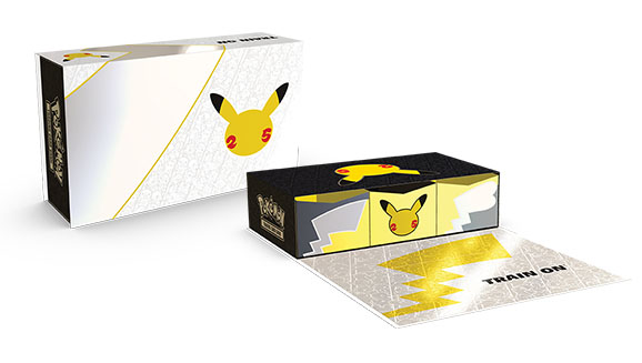 Pokemon Celebrations Ultra Premium Collection EMPTY BOX WITH BADGE AND COIN 