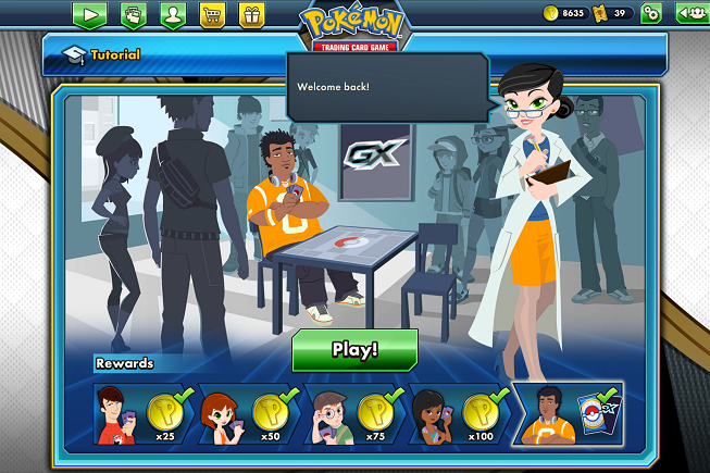 pokemon online tcg can you claim daily challange