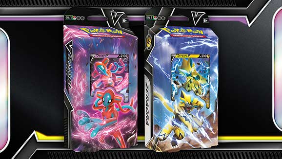 V-Kampfdeck <em>Deoxys-V</em>  und V-Kampfdeck <em>Zeraora-V</em>