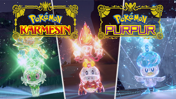 Sieh dir den neuesten Trailer zu Pokémon Karmesin und Pokémon Purpur an!