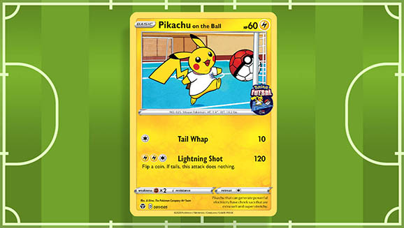 Pikachu on the Ball Futsal Promo Available at GAME in the UK