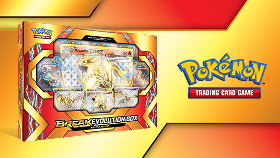 Pokémon TCG: BREAK Evolution Box Featuring Arcanine