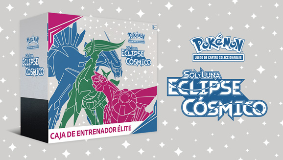 Caja de Entrenador Élite de <em>Sol y Luna-Eclipse Cósmico</em> de JCC Pokémon