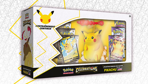 Collection Premium avec figurine <em>Célébrations</em> – Pikachu-VMAX