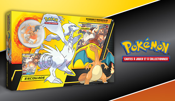 Collection avec figurine – Reshiram et Dracaufeu-<em>GX</em>