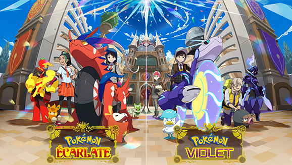 Les jeux Pokémon Écarlate et Pokémon Violet sont sortis !