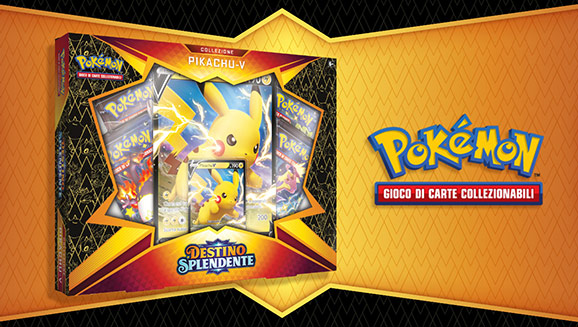 Collezione Pikachu-V dell’espansione <em>Destino Splendente</em>