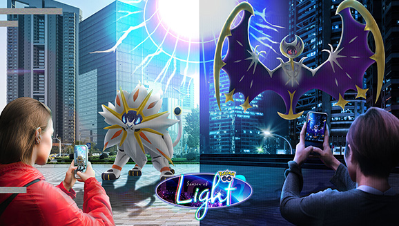 Solgaleo e Lunala brillano in Pokémon GO