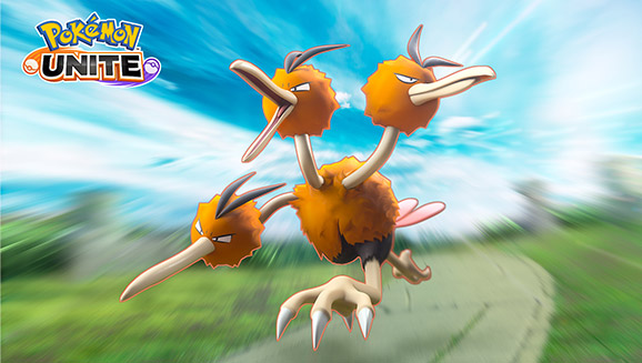 Affronta le lotte di Pokémon UNITE con una Tricarica Pennuta grazie a Dodrio