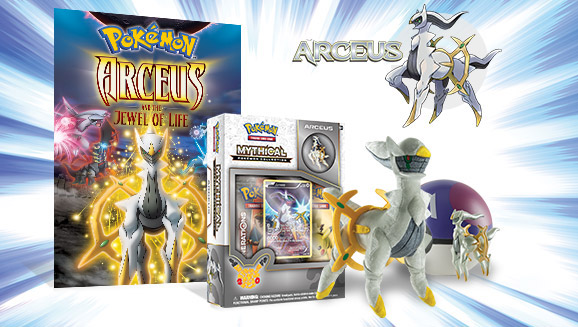 Pok/èmon Arceus Mythical Cards Collection Box