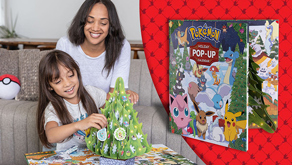 Schedule Cheer with the Pokémon Holiday Pop-Up Calendar