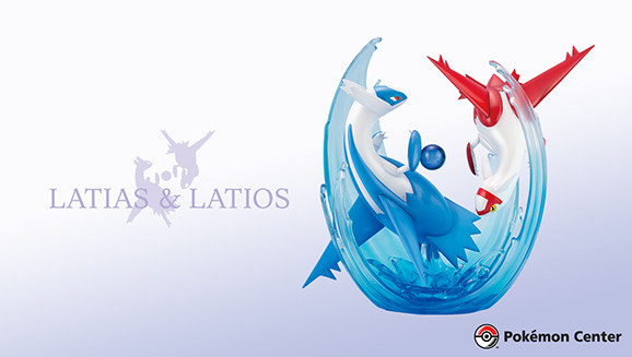 Dive into This Deep Blue Display Featuring Latias and Latios