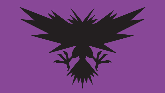 Zapdos Silhouette Pattern