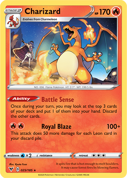 Charizard And New Pokemon Vmax In Pokemon Tcg Sword Shield Vivid Voltage Pokemon Com