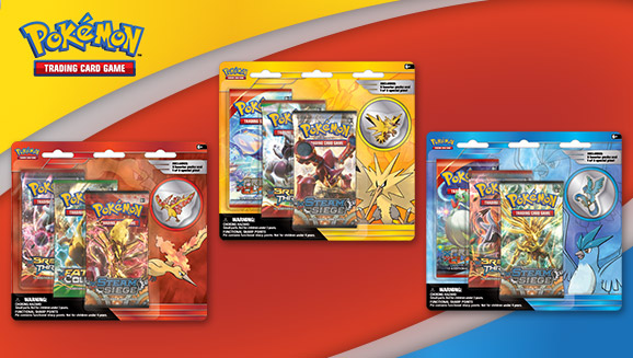Pokémon TCG: Collector’s Pin 3-Pack (Articuno, Zapdos, Moltres)
