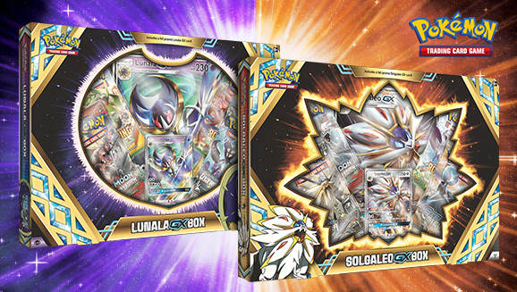 Pokémon TCG: Solgaleo-<em>GX</em> Box and Lunala-<em>GX</em> Box