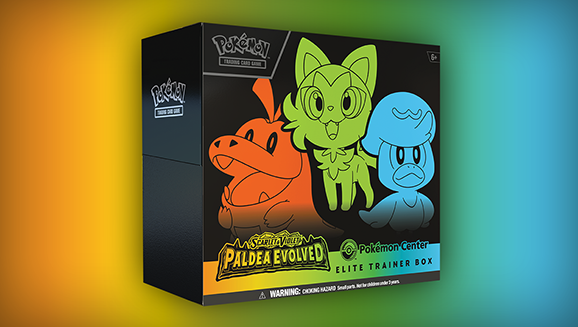 <em>Scarlet & Violet—Paldea Evolved</em> Pokémon Center Elite Trainer Box