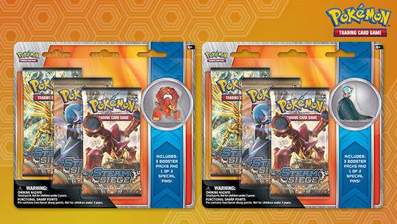 Pokémon TCG: Collector’s Pin 3-Pack Blister (Volcanion and Shiny Mega Gardevoir)