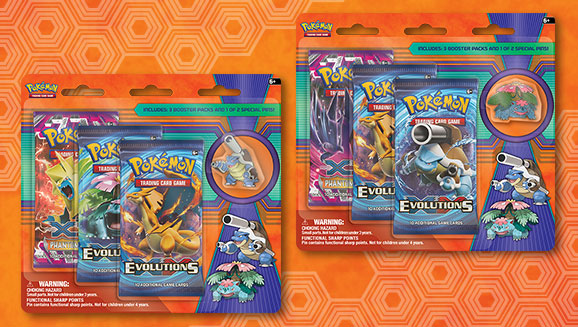 Collector’s Pin 3-Pack Blister (Mega Venusaur and Mega Blastoise)