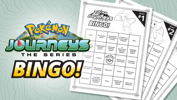 Bingo! Make a Game Out of Watching Pokémon Journeys: The Series on Netflix