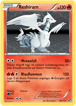 Reshiram Schwarz Weiss Sammelkarten Datenbank Pokemon De