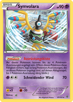 Symvolara  Deutsch Plasma-Blaster 41/101 Pokemon Schwarz&Weiss