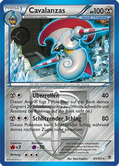 Pokemon Schwarz&Weiss Cavalanzas Deutsch Erforscher der Finsternis 74/108 Pokemon Schwarz&Weiss Cavalanzas Deutsch Erforscher der Finsternis 74/108