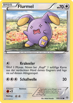 Epische Begegnung 94/106  Flurmel Deutsch Pokemon Diamant & Perl