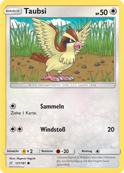 Pokemon Karte Trading Card Game Rätselhafte Wunder Nr 99/132 Taubsi