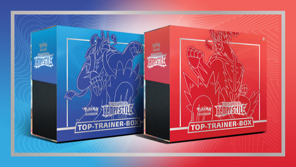 Pokemon Karten Geschenkpaket Top Trainer Box 120+ Karten 3 OVP Booster