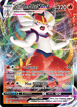 Cinderace VMAX | Rebel Clash | TCG Card Database | Pokemon.com