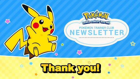 Pokémon Trainer Club Newsletter October Mystery Gifts