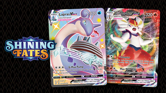Lapras Vmax Cinderace Vmax And Shiny Pokemon In Pokemon Tcg Shining Fates Pokemon Com