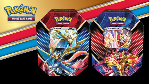 Pokémon Zamazenta V Collectors TinLegends of GalarNew and Sealed TCG Cards 