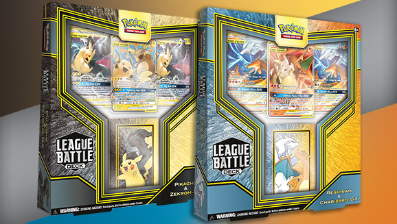 Pokemon Tag Team Tin Pikachu & Zekrom- TCG: Sun & Moon- Contains 4 Booster  Packs & Featuring 1 Special Art Pikachu & Zekrom-GX Foil Card