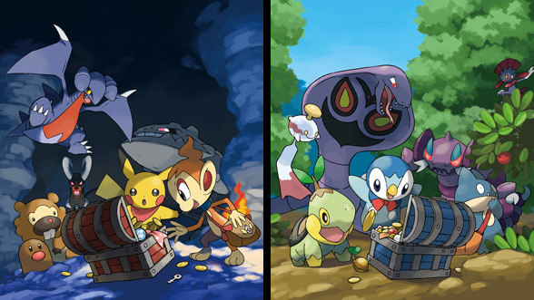 Pokémon Mystery Dungeon: Explorers of Time and Pokémon Mystery